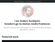 Tablet Screenshot of anderssundqvist.com